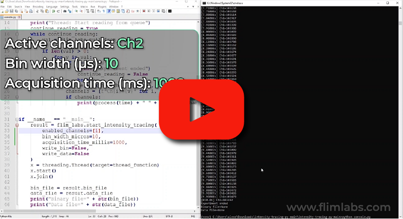 Intensity Tracing Console Mode