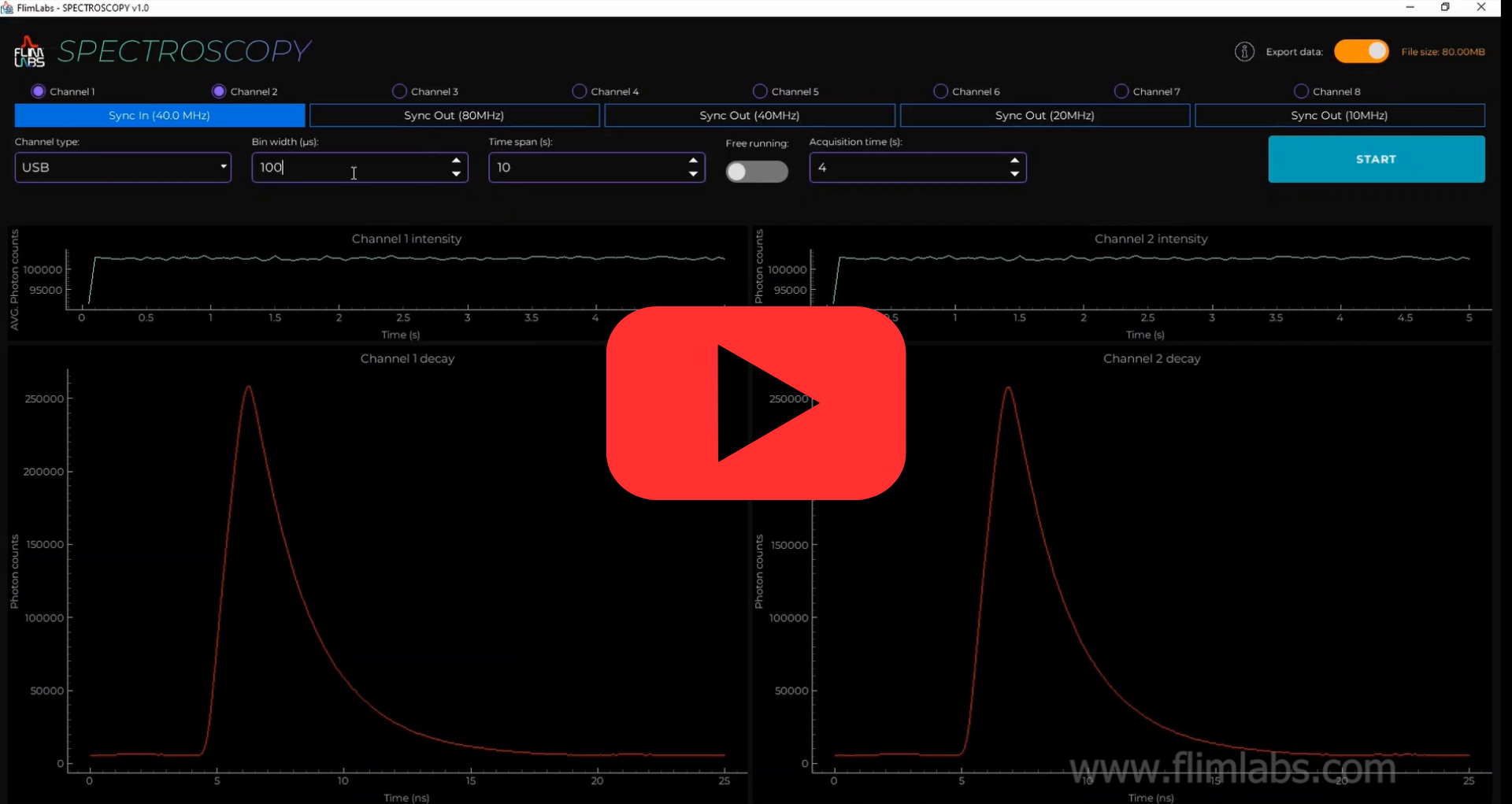 Spectroscopy GUI Overview