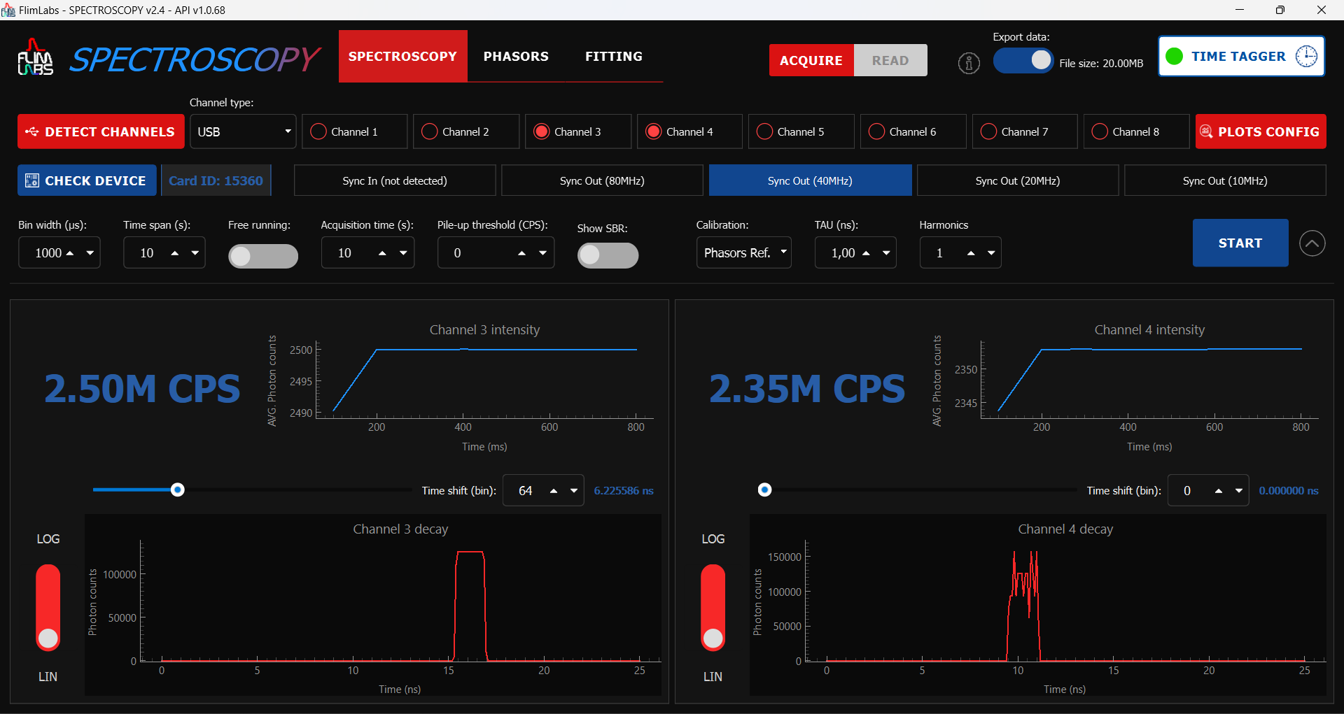 Spectroscopy GUI